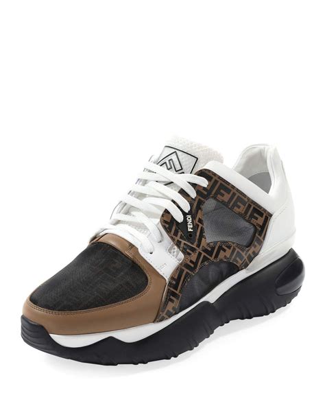 fendi chunky runner shoes white black|Women's Luxury Sneakers .